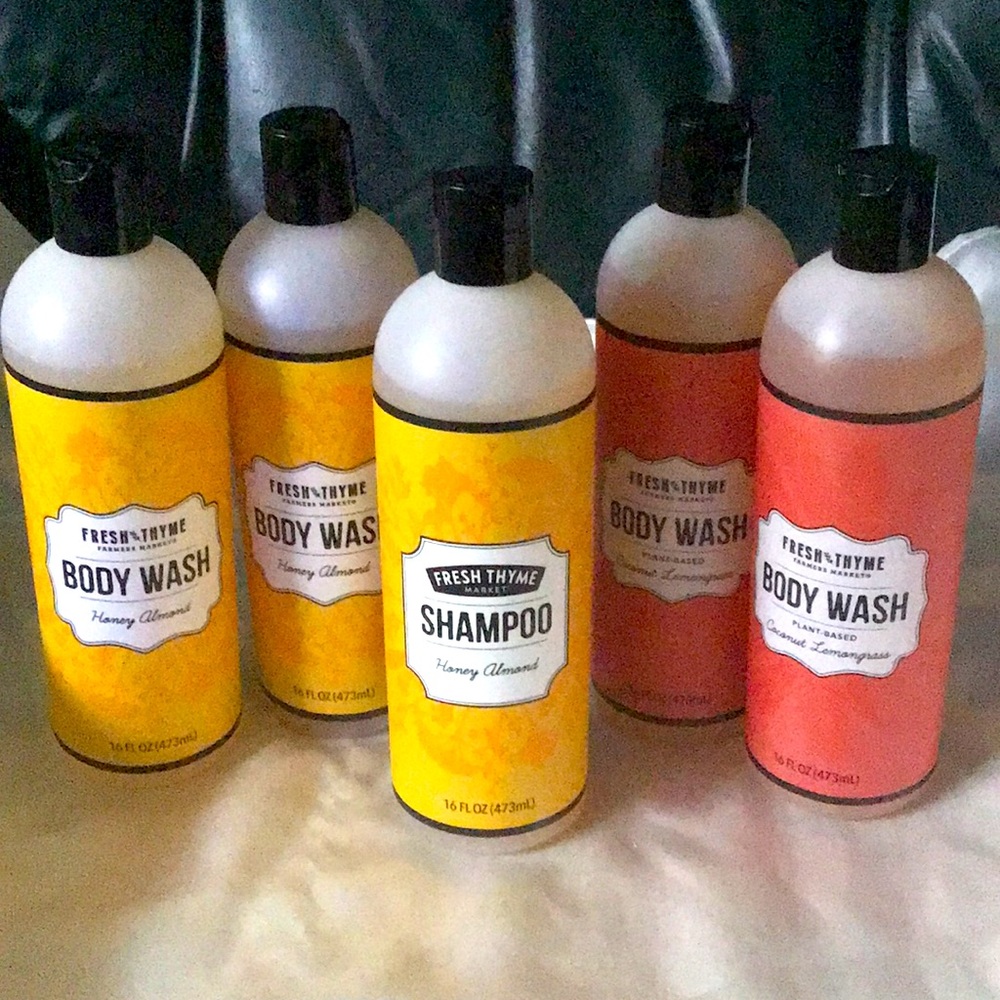 5 Fresh Thyme Body Wash and Shampoo